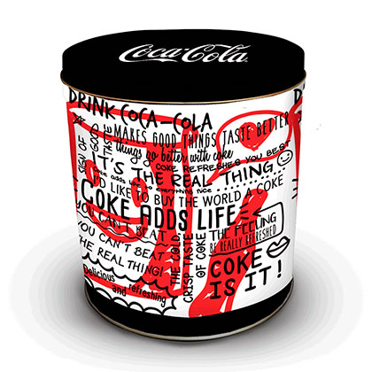 Lata Clasica Coca Cola Graffiti