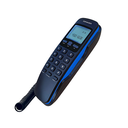 Telefono Fijo Panacom PA-7580 Negro con Azul