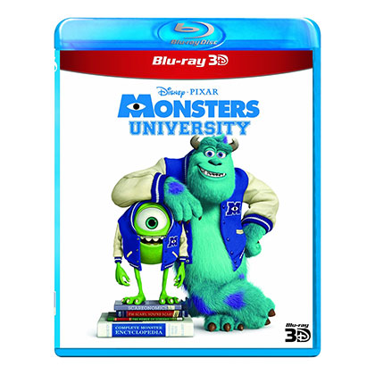 Bluray Disney Monsters University 3d