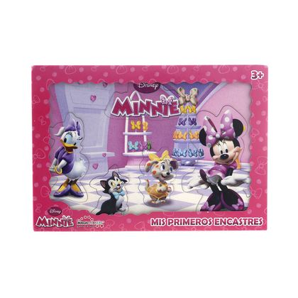 Rompecabezas De Madera Primer Encastre Minnie Magic Makers