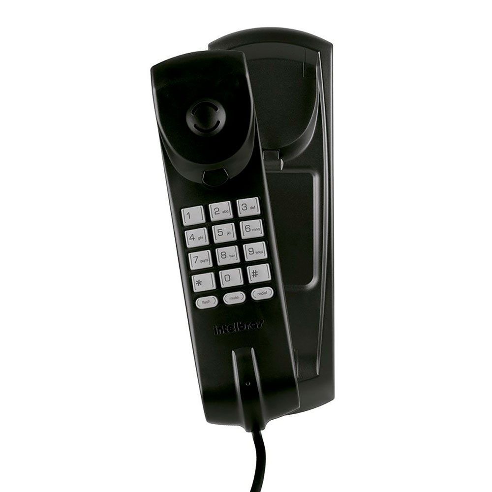 Teléfono Fijo Intelbras TC 20 Negro