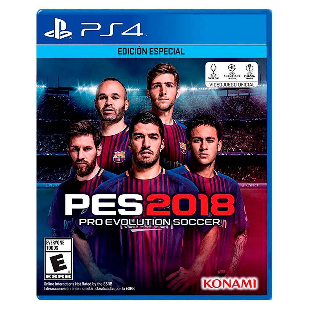 Juego para Play Station 4 Ps4 Pro Evolution Soccer Pes 2018