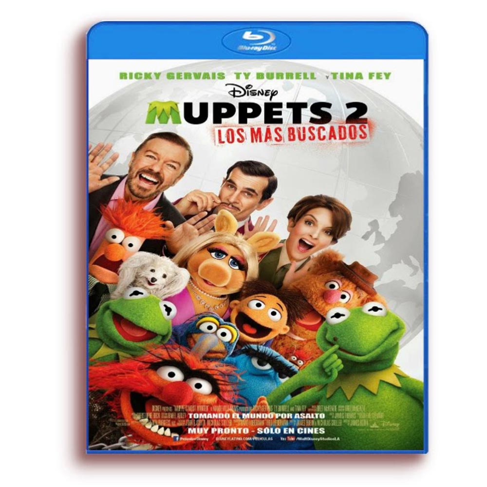 Blu-Ray Disney Muppets 2: Los Mas Buscados