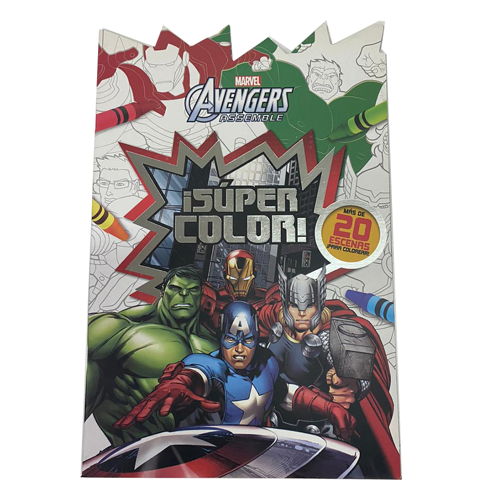 Libro De Actividades Avengers Assemble Marvel
