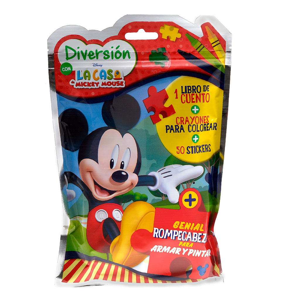 Mini Flow Pack Juegos Block de Actividades Mickey