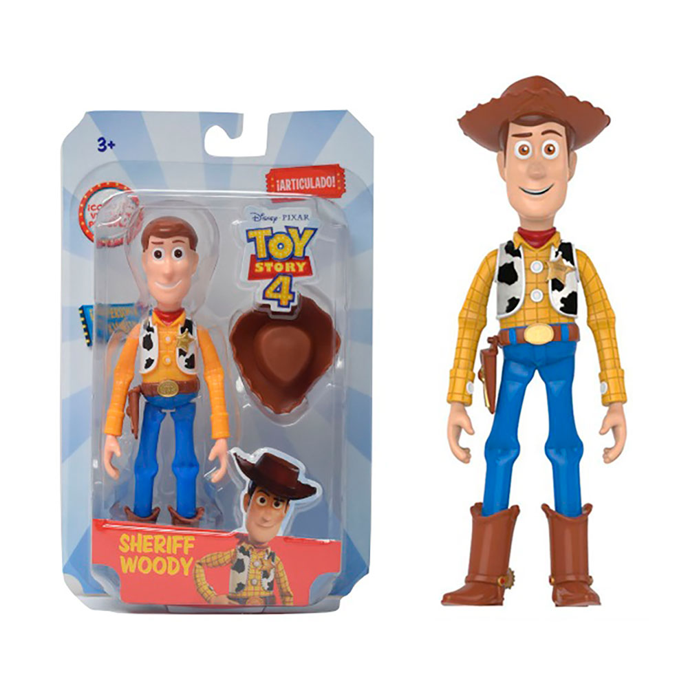 Woody Muñeco Articulado 14,3 Cm Toy Story 4 Disney 5614